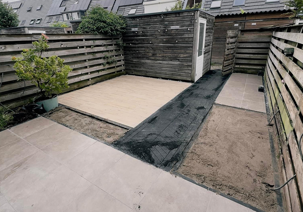 Aanleg tuin in Zwolle, Stadshagen